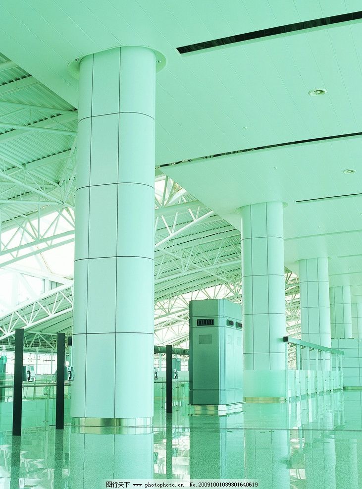 广州新白云国际机场图片,大厅 登机口 候机厅 金