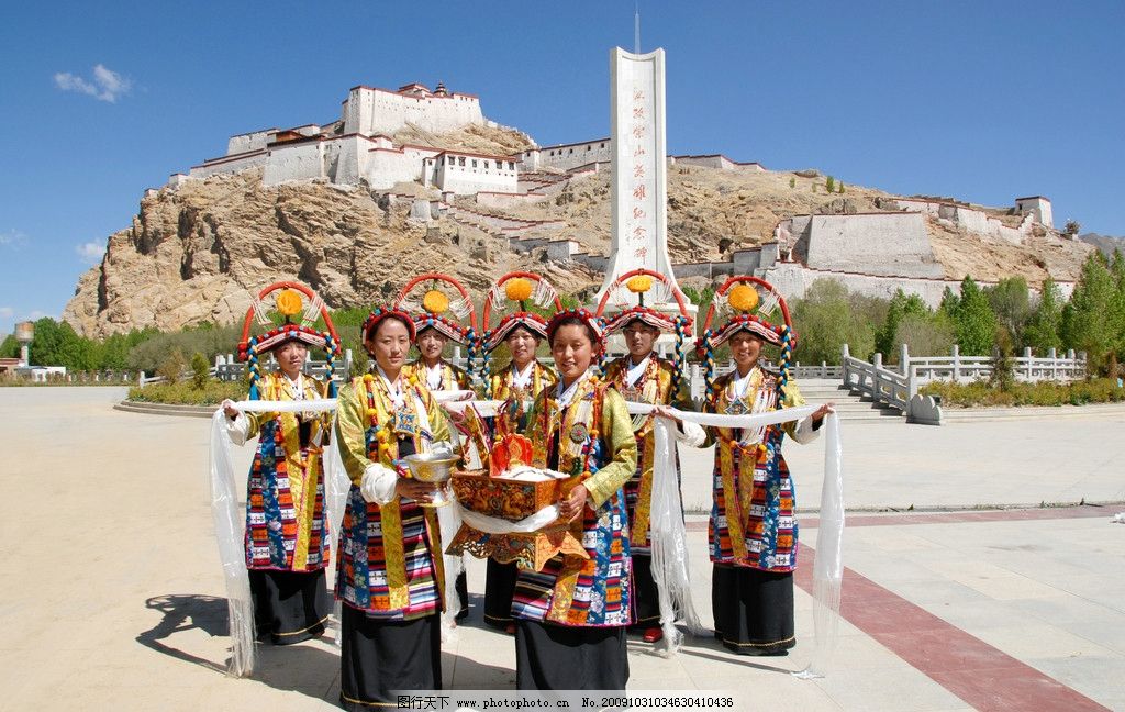西藏 日喀则 江孜 江孜宗山04图片_风景名胜_自
