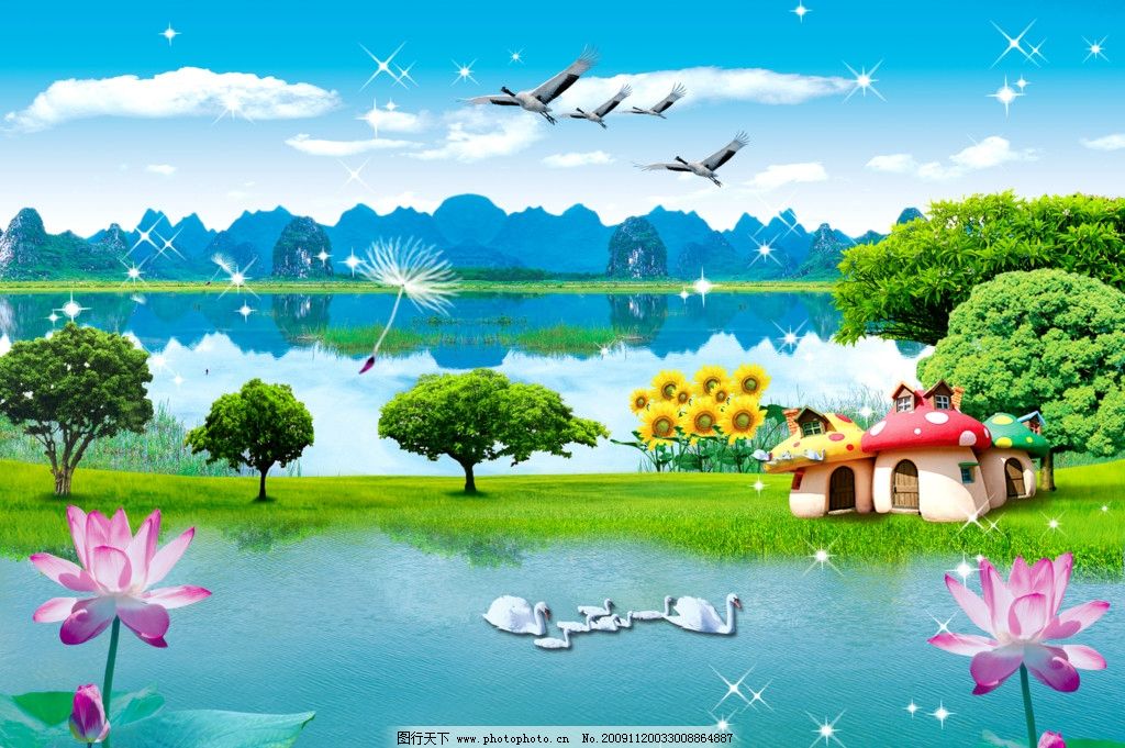 自然风光 自然风光图片 人物 美女 蓝天白云 草地 树叶 湖面 水 流水 瀑布 星光 花朵 山水 房地产 清新 自然 风景 平面模板 其他模板 PSD分层素材 源文件库 300DPI PSD 源文件 350DPI