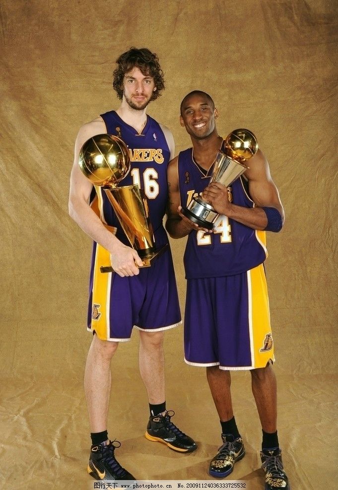 nba冠军湖人图片