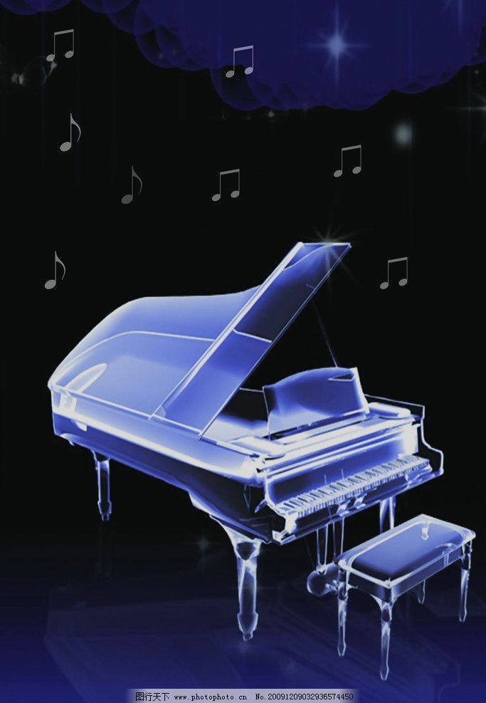 钢琴图片,海报背景 紫色 音乐 音符 凳子 源文件